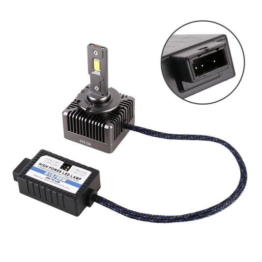 1 Pair D Series D1S Car HID Ballast to LED Headlight DC12V / 35W / 6000K / 5000LM by buy2fix