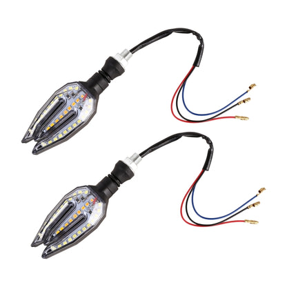 Motorcycle Turn Signal Light DC12V 1W 33LEDs SMD-3528 Lamp Beads (White Light) - In Car by buy2fix | Online Shopping UK | buy2fix