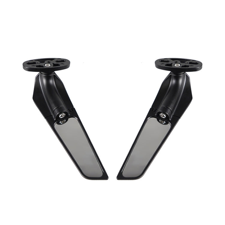 1 Pair Motorcycle Modified Wind Wing Adjustable Rotating Rearview Mirror - In Car by buy2fix | Online Shopping UK | buy2fix