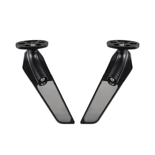 1 Pair Motorcycle Modified Wind Wing Adjustable Rotating Rearview Mirror by buy2fix