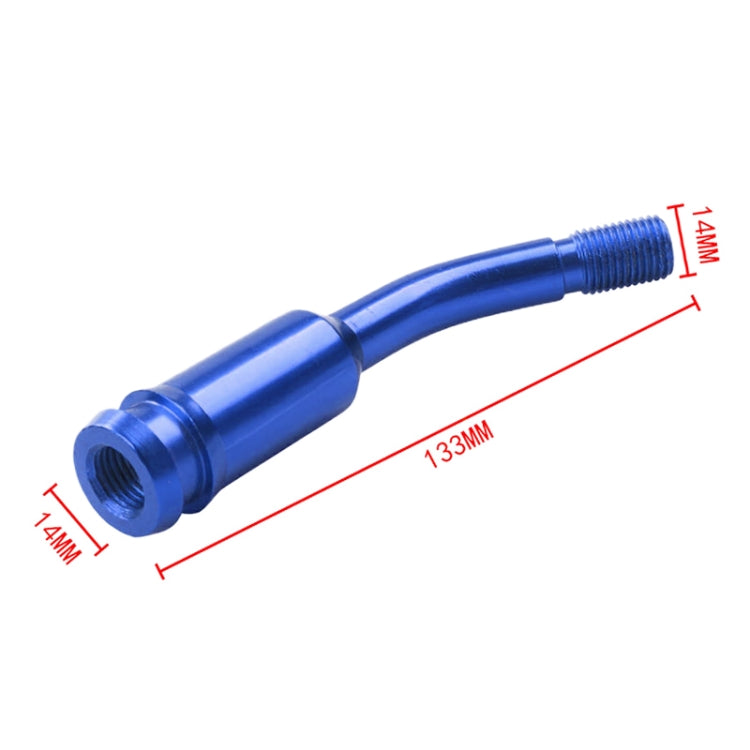 Car Modified Racing Quick Curved Gear Lever Extension Rod for Volkswagen T4 1990-2003 (Blue) - In Car by buy2fix | Online Shopping UK | buy2fix