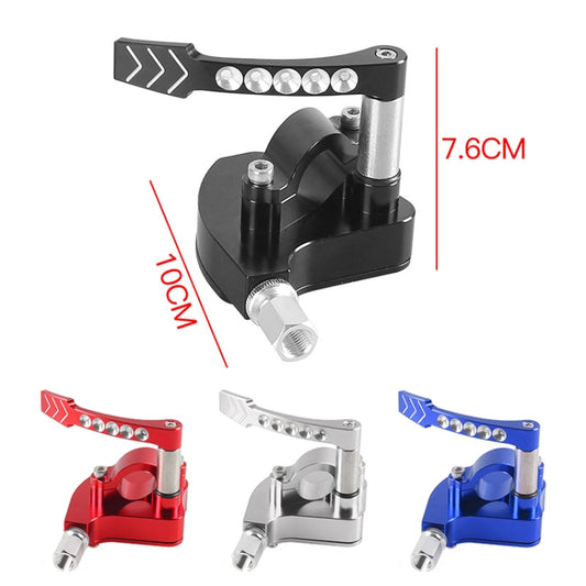 Motorcycles 7/8 Thumb Throttle Assembly Pull (Black) by buy2fix