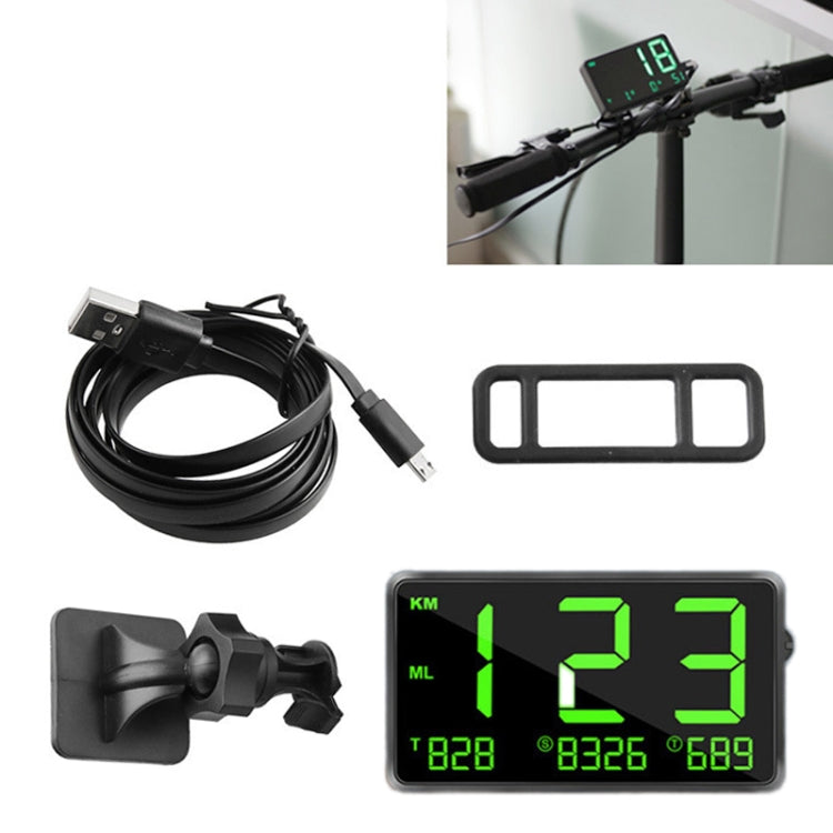 Car / Motorcycles HUD Display GPS Speedometer Overspeed Warning - In Car by buy2fix | Online Shopping UK | buy2fix