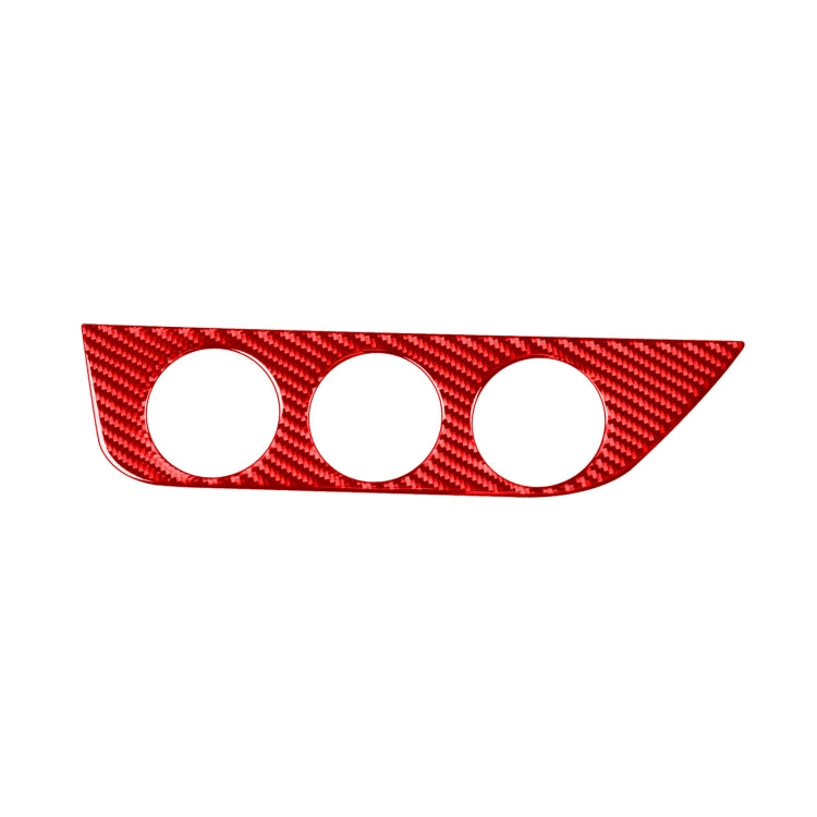 Carbon Fiber Car Air Conditioner Switch Panel A Decorative Sticker for Toyota Corolla 2014-2018,Left Drive (Red) - In Car by buy2fix | Online Shopping UK | buy2fix