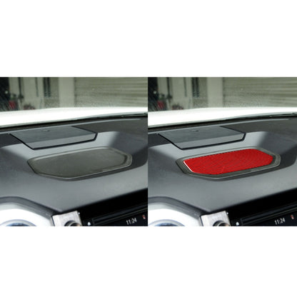 Carbon Fiber Car Dashboard Storage Box Mat Decorative Sticker for Toyota Tundra 2014-2018,Left and Right Drive Universal (Red) - In Car by buy2fix | Online Shopping UK | buy2fix