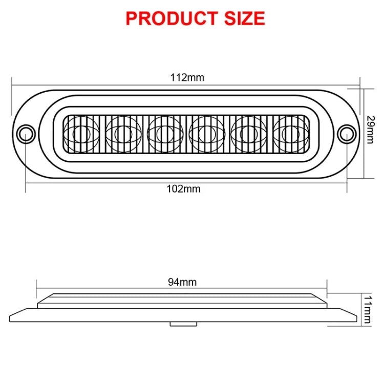 5 PCS MK-093 Car / Truck 6LEDs Side Marker Indicator Lights Bulb Lamp (White Light) - In Car by buy2fix | Online Shopping UK | buy2fix