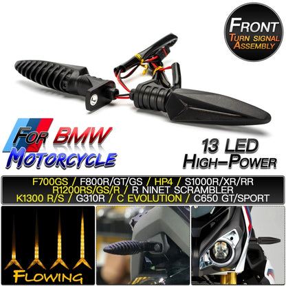 2 PCS KC059F Motorcycle Flashing Turn Signal Light for BMW by buy2fix