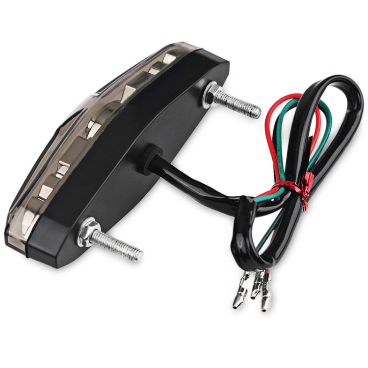 2 PCS KC-WD-NEW-3X Motorcycle LED Brake Light Running Lamp (Red) by buy2fix