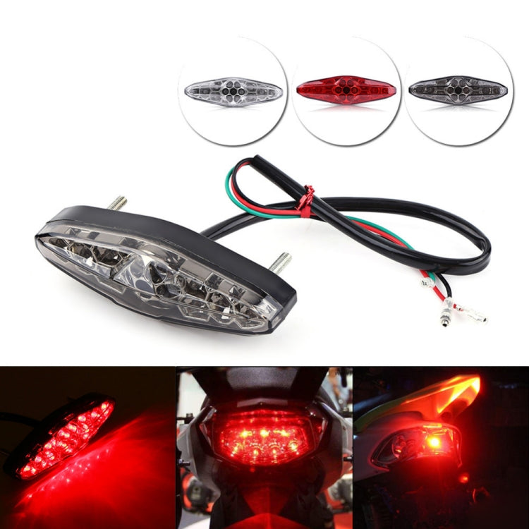 2 PCS KC-WD-NEW-3X Motorcycle LED Brake Light Running Lamp (Red) by buy2fix