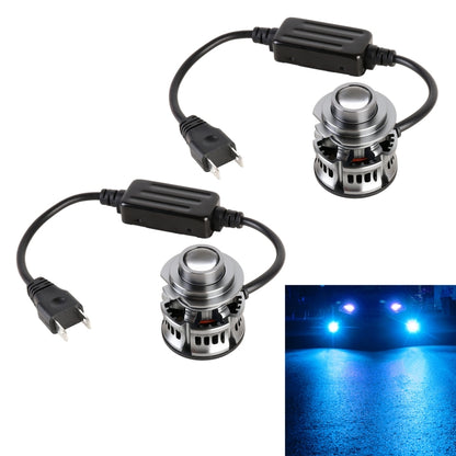 1 Pair H7 27W / DC12V Car Aluminum Alloy LED Headlight (Blue Light) - In Car by buy2fix | Online Shopping UK | buy2fix