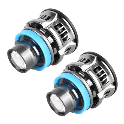 1 Pair H11 27W / DC12V Car Aluminum Alloy LED Headlight (Blue Light) - In Car by buy2fix | Online Shopping UK | buy2fix