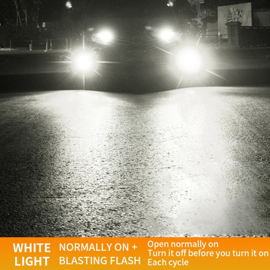 1 Pair 9005 27W / DC12V Car Aluminum Alloy Flashing LED Headlight (White Light) by buy2fix