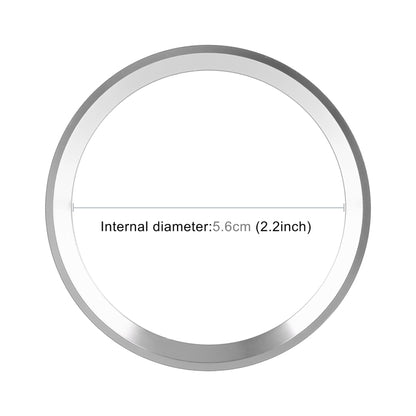 Car Steering Wheel Decorative Ring Cover for Mercedes-Benz,Inner Diameter: 5.6cm (Silver) by buy2fix