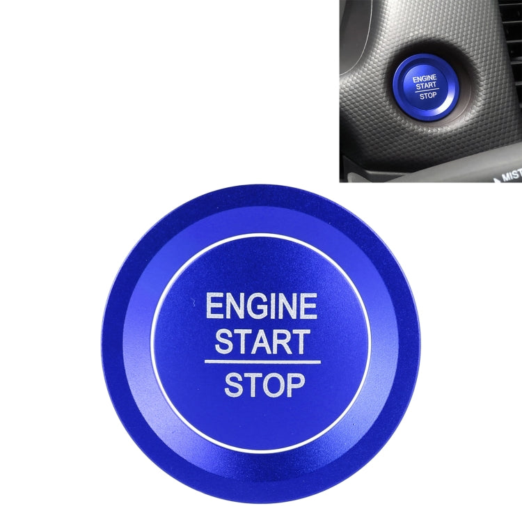 Car Engine Start Key Push Button Ring Trim Sticker for Honda(Blue) - In Car by buy2fix | Online Shopping UK | buy2fix