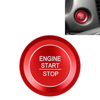 Car Engine Start Key Push Button Ring Trim Sticker for Honda(Red) by buy2fix