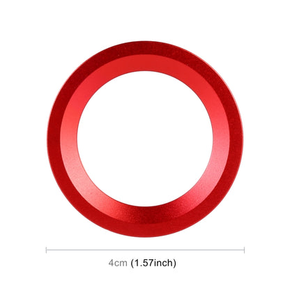 Car Engine Start Key Push Button Ring Trim Sticker for Honda(Red) by buy2fix