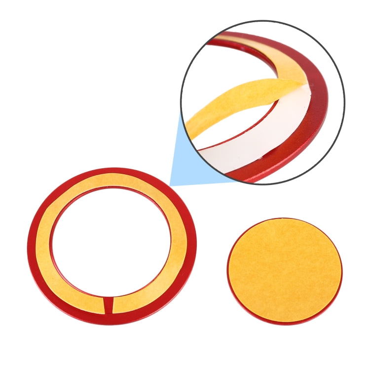 Car Engine Start Key Push Button Ring Trim Sticker for Honda(Red) by buy2fix