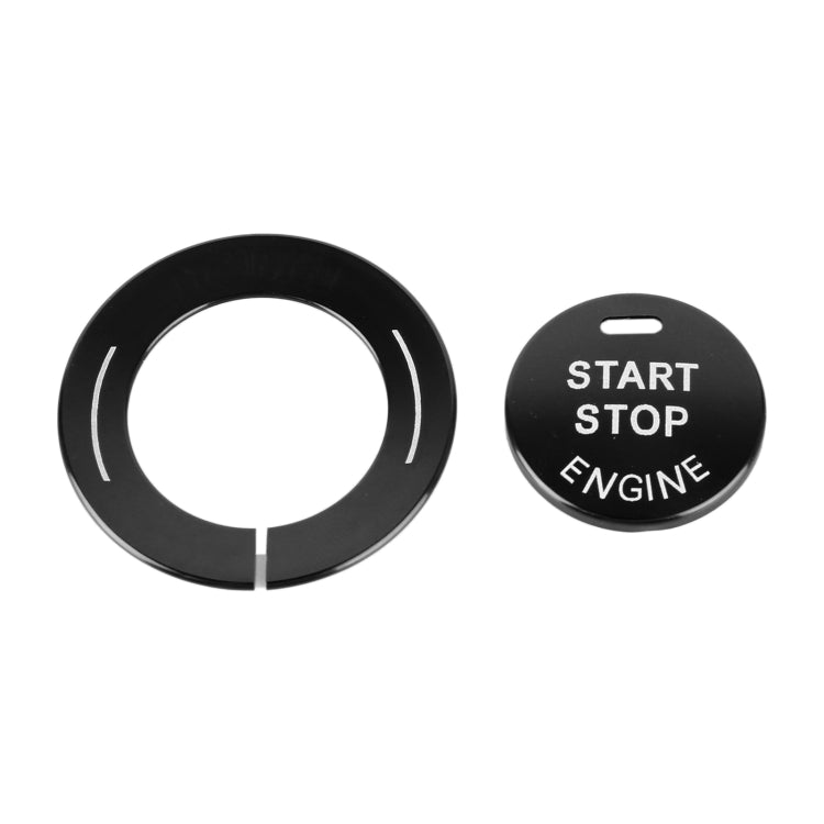 Car Engine Start Key Push Button Ring Trim Sticker for Infiniti (Black) - In Car by buy2fix | Online Shopping UK | buy2fix