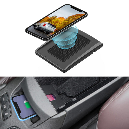 Car Qi Standard Wireless Charger 10W Quick Charging for Cadillac XT5 XT6 2019-2022, Left and Right Driving - In Car by buy2fix | Online Shopping UK | buy2fix