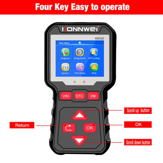 KONNWEI KW320 Car OBD2 Fault Diagnosis Tool by KONNWEI