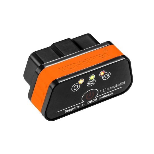 KONNWEI KW901 Android Phone OBD2 Auto Bluetooth 5.0 Diagnose-Scan-Tools (Orange)