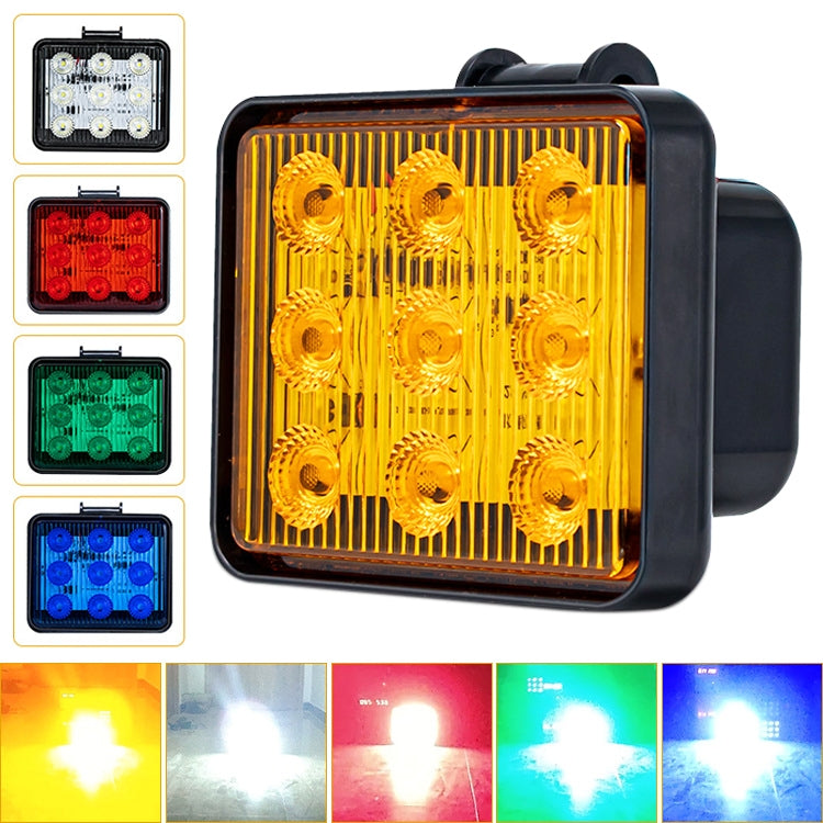 2 PCS ZS-7013 3 inch 9LEDs Strobe Waterproof Car / Truck Warning Light (White Light) - In Car by buy2fix | Online Shopping UK | buy2fix