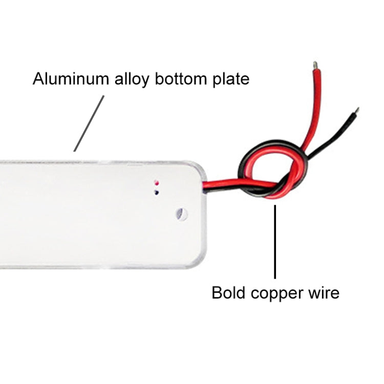 2 PCS ZS-3348 DC12-24V High Bright 84 COB Lamp Beads Car Dome Light Cabin Light Bar by buy2fix