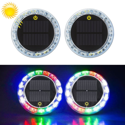 2 PCS Car Touch Light Solar LED Flashing Light - In Car by buy2fix | Online Shopping UK | buy2fix