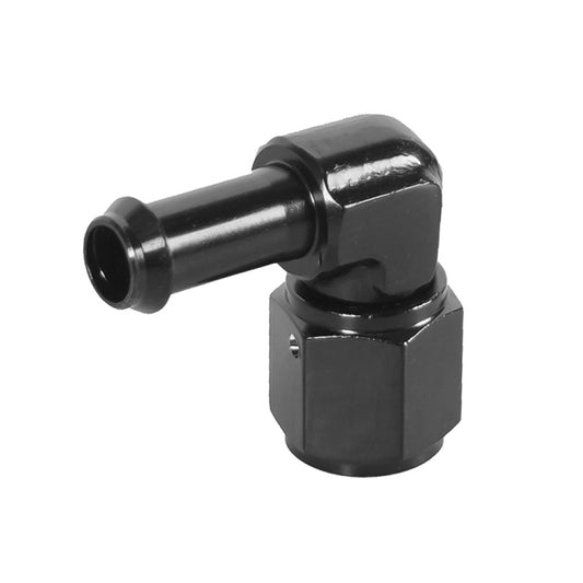 Car 90 Degree Quick Connect Female AN6-3/8 Swivel Barb Fitting Adapter by buy2fix