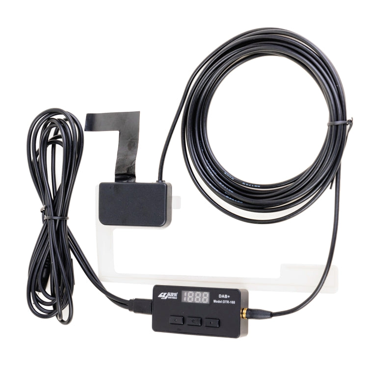 Car DAB+ Digital Broadcasting Receiver Box with FM Forwarding - In Car by buy2fix | Online Shopping UK | buy2fix