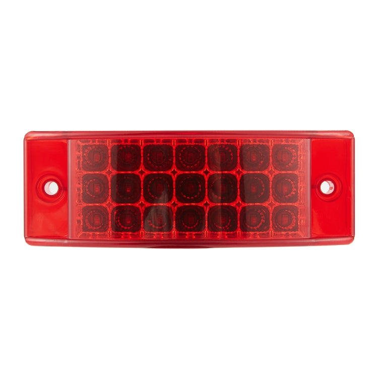 MK-142 DC12V-24V 21LEDs Car Tail Light Running Water Flashing Edge Light (Red Light) - In Car by buy2fix | Online Shopping UK | buy2fix