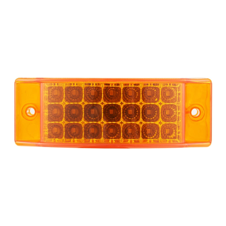 MK-142 DC12V-24V 21LEDs Car Tail Light Running Water Flashing Edge Light (Yellow Light) - In Car by buy2fix | Online Shopping UK | buy2fix