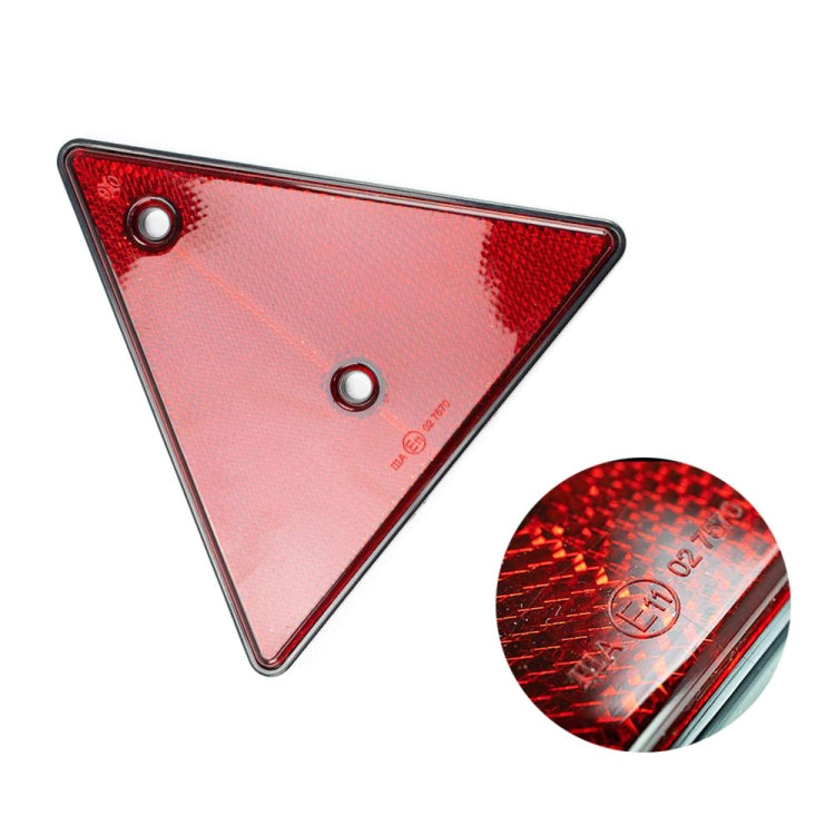 5 PCS MK-292 Trucks Trailers RV IP67 Waterproof Triangular Red Reflector - In Car by buy2fix | Online Shopping UK | buy2fix