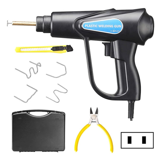 70W Hot Hefter Kunststoff Schweißmaschine Autostoßstange Reparatursatz Zange, US-Stecker