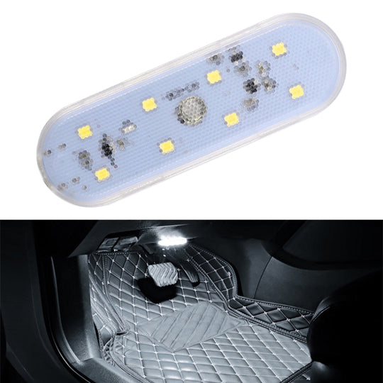 USB-C / Type-C Single Color Touch Switch Control Car Foot Ambient Light (White Light)