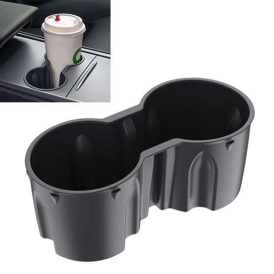 SHUNWEI SD-1054 Car Water Cup Holder for Tesla Model 3 / Y 2021-2022(Black)
