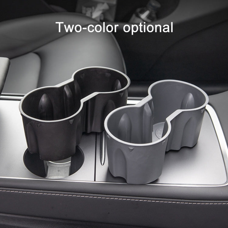 SHUNWEI SD-1054 Car Water Cup Holder for Tesla Model 3 / Y(Grey) - In Car by SHUNWEI | Online Shopping UK | buy2fix