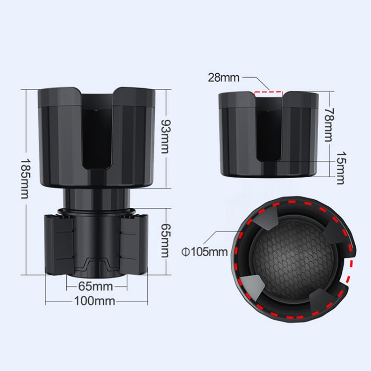 Car Cup Mouth Conversion Large Water Cup Holder by buy2fix