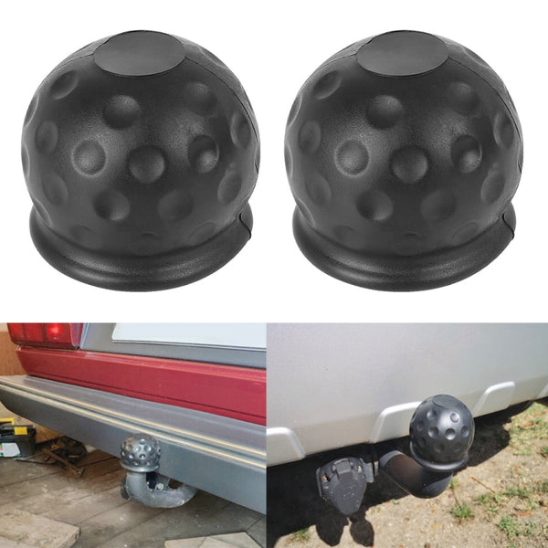 2 in 1 / Set Car Truck Tow Ball Cover Cap Towing Hitch Trailer Towball Protection by buy2fix