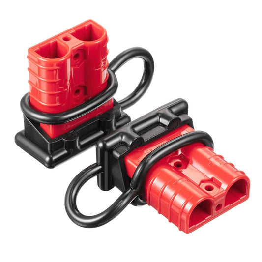 CP-0242-02 50A 600V Towing Winch Quick Connect Systems Wire Harness Plug with Dust Cover by buy2fix