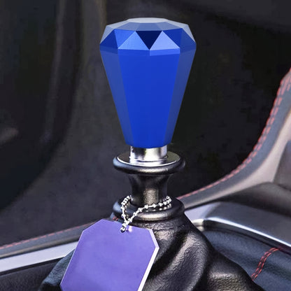 Universal Car Diamond Shape Metal Gear Shift Knob (Blue) - In Car by buy2fix | Online Shopping UK | buy2fix