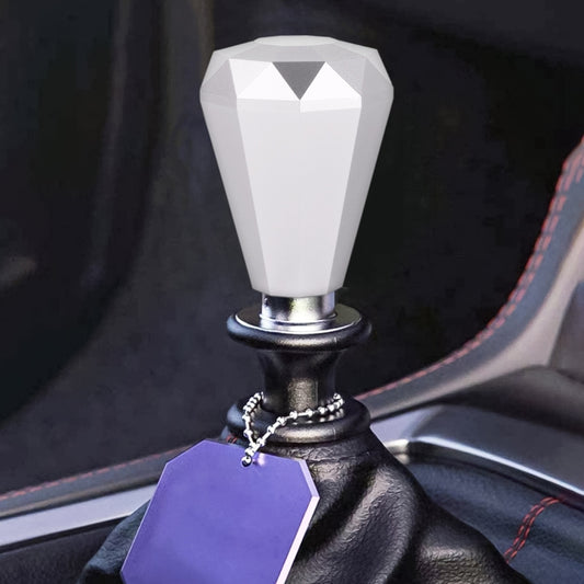Universal Car Diamond Shape Metal Gear Shift Knob (Silver) - In Car by buy2fix | Online Shopping UK | buy2fix
