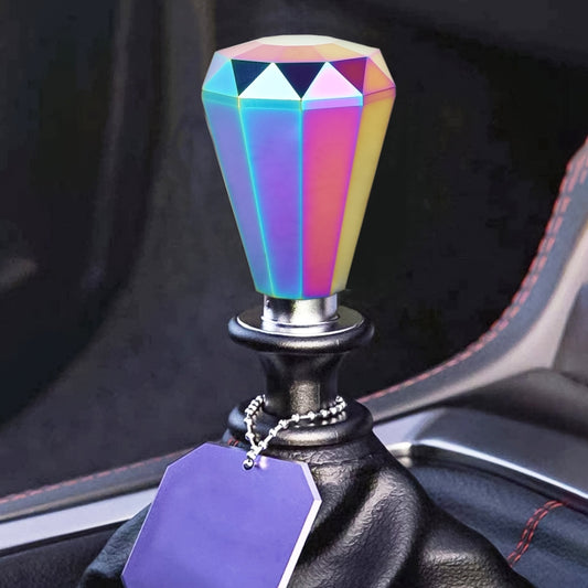 Universal Car Colorful Diamond Shape Metal Gear Shift Knob - In Car by buy2fix | Online Shopping UK | buy2fix