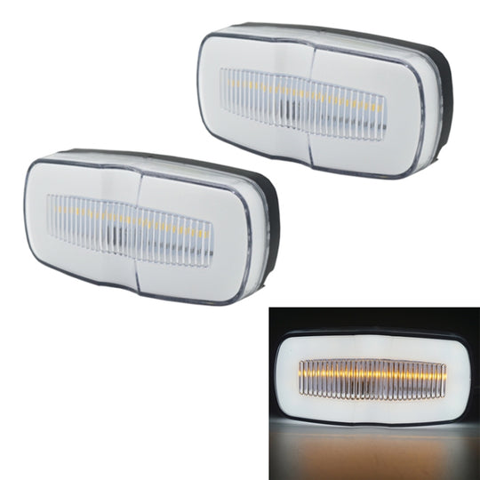 2 Stück MK-190 LKW-LED-Seitenmarkierungsleuchte (weißes Licht)