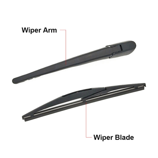 JH-HD12 For Honda XR-V 2015 Car Rear Windshield Wiper Arm Blade Assembly 76720-T7J-H01 by buy2fix