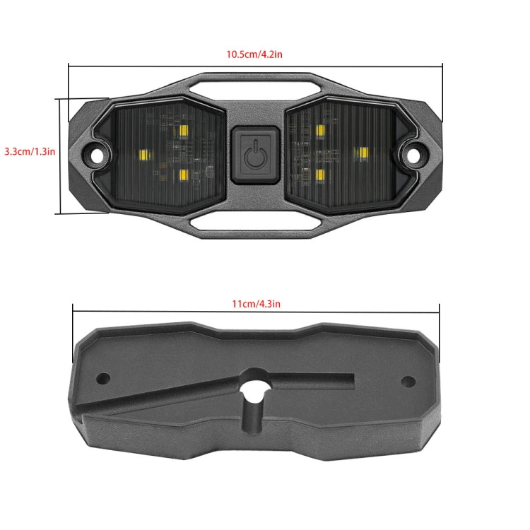 For UTV ATV Polaris RZR Golf Cart Motorcycle LED Guard Bar Light - In Car by buy2fix | Online Shopping UK | buy2fix