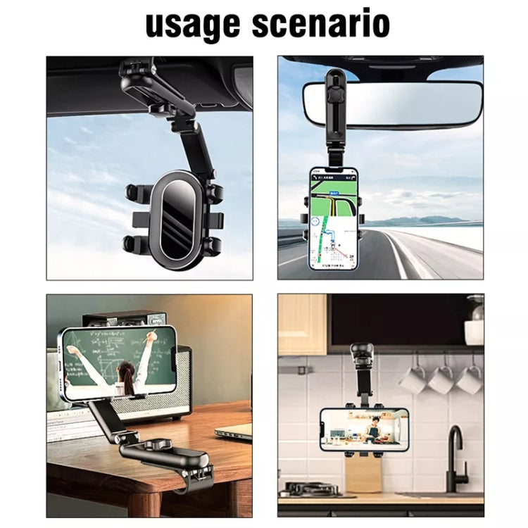 Multifunctional Car Sun Visor Rear Seat Mobile Phone Holder (Green) - In Car by buy2fix | Online Shopping UK | buy2fix
