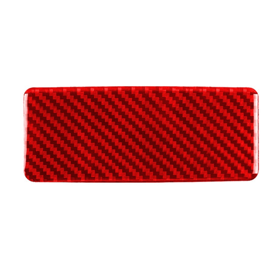 Car Carbon Fiber Rear Ashtray Panel Decorative Sticker for Infiniti Q50 2014-2020, Left and Right Drive(Red) - In Car by buy2fix | Online Shopping UK | buy2fix