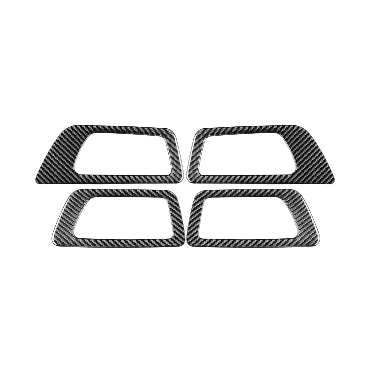 Car Carbon Fiber Inside Door Handle Panel Decorative Sticker for Toyota Highlander 2014-2019, Left Drive - In Car by buy2fix | Online Shopping UK | buy2fix