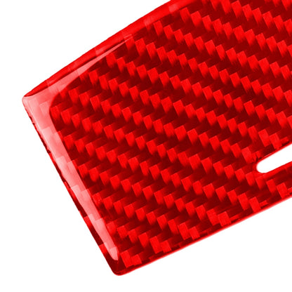 Car Carbon Fiber Gear Panel Ashtray Decorative Sticker for Infiniti Q50 2014-2020, Left and Right Drive (Red) by buy2fix